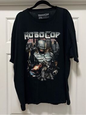 Robocop Graphic T-Shirt Size 3XL Black Fright Rags